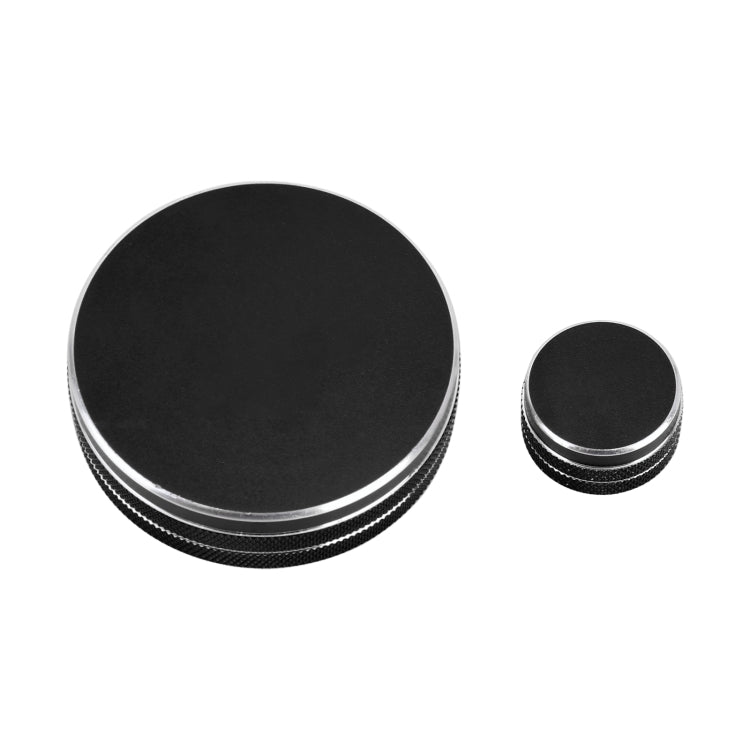 2 PCS Car Metal Central Control Knob Case for Cadillac (Black) - Decoration Rings by PMC TechLife | Online Shopping South Africa | PMC TechLife | Buy Now Pay Later Mobicred