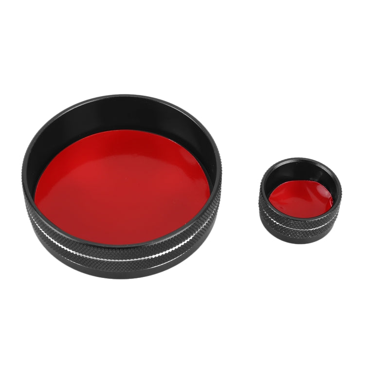 2 PCS Car Metal Central Control Knob Case for Cadillac (Black) - Decoration Rings by PMC TechLife | Online Shopping South Africa | PMC TechLife | Buy Now Pay Later Mobicred