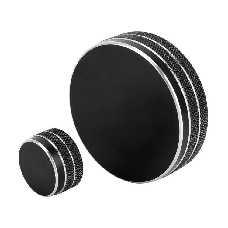 2 PCS Car Metal Central Control Knob Case for Cadillac (Black) - Decoration Rings by PMC TechLife | Online Shopping South Africa | PMC TechLife | Buy Now Pay Later Mobicred