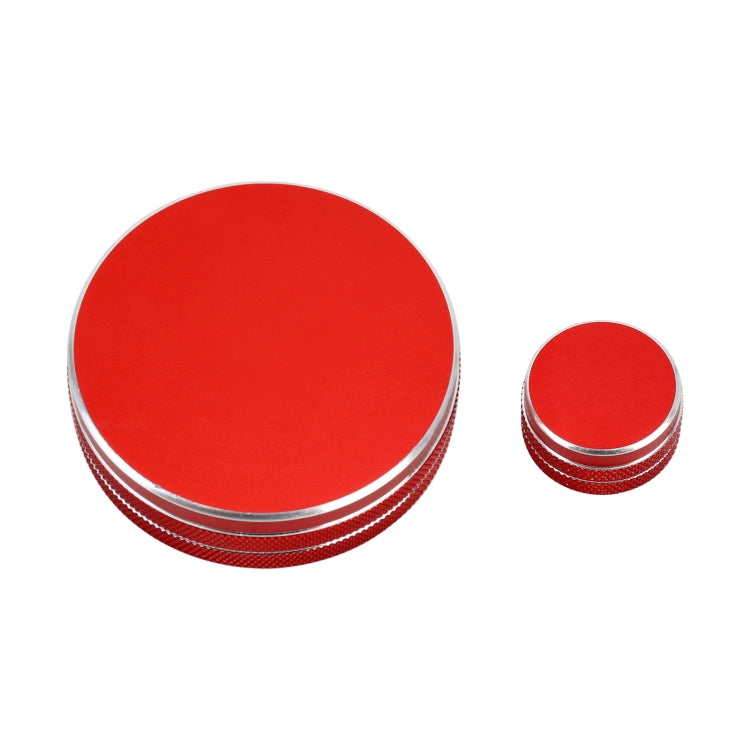 2 PCS Car Metal Central Control Knob Case for Cadillac (Red) - Decoration Rings by PMC TechLife | Online Shopping South Africa | PMC TechLife | Buy Now Pay Later Mobicred