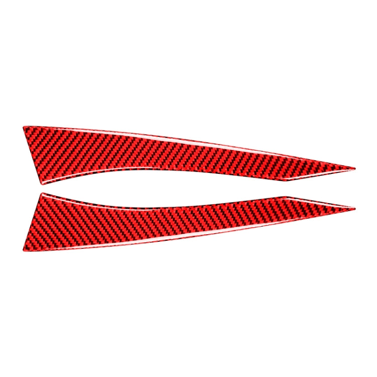 Car Carbon Fiber Rearview Mirror Anti-collision Strip for Subaru BRZ / Toyota 86 2013-2017, Left and Right Drive Universal (Red) - Car Interior Mouldings by PMC TechLife | Online Shopping South Africa | PMC TechLife | Buy Now Pay Later Mobicred