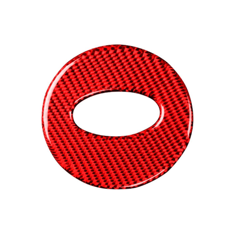 Car Carbon Fiber Steering Wheel Decorative Sticker for Subaru BRZ 2013-2017, Left and Right Drive Universal (Red) - Car Interior Mouldings by PMC Jewellery | Online Shopping South Africa | PMC Jewellery | Buy Now Pay Later Mobicred