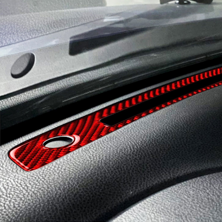 Car Carbon Fiber Central Control Instrument Air Outlet Decorative Sticker for Subaru BRZ / Toyota 86 2013-2020, Left and Right Drive Universal (Red) - Car Interior Mouldings by PMC TechLife | Online Shopping South Africa | PMC TechLife | Buy Now Pay Later Mobicred