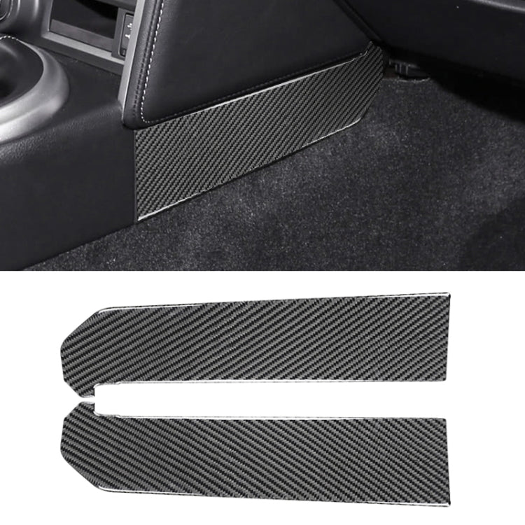 Car Carbon Fiber Central Control Side Gear Position Decorative Sticker for Subaru BRZ / Toyota 86 2013-2020, Left and Right Drive Universal (Black) - Car Interior Mouldings by PMC TechLife | Online Shopping South Africa | PMC TechLife | Buy Now Pay Later Mobicred