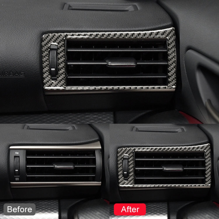 Car Carbon Fiber Left and Rght Air Outlet Decorative Sticker for Lexus IS250 2013-, Left Drive - Car Interior Mouldings by PMC TechLife | Online Shopping South Africa | PMC TechLife | Buy Now Pay Later Mobicred