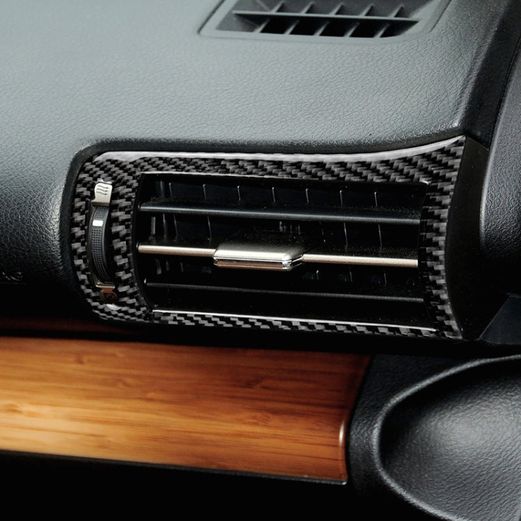 Car Carbon Fiber Left and Rght Air Outlet Decorative Sticker for Lexus IS250 2013-, Left Drive - Car Interior Mouldings by PMC TechLife | Online Shopping South Africa | PMC TechLife | Buy Now Pay Later Mobicred