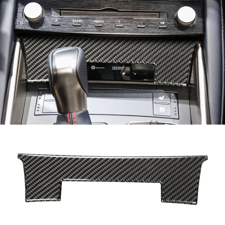 Car Carbon Fiber Central Control Panel Decorative Sticker for Lexus IS250 2013-, Left Drive A Style - Car Interior Mouldings by PMC Jewellery | Online Shopping South Africa | PMC Jewellery | Buy Now Pay Later Mobicred