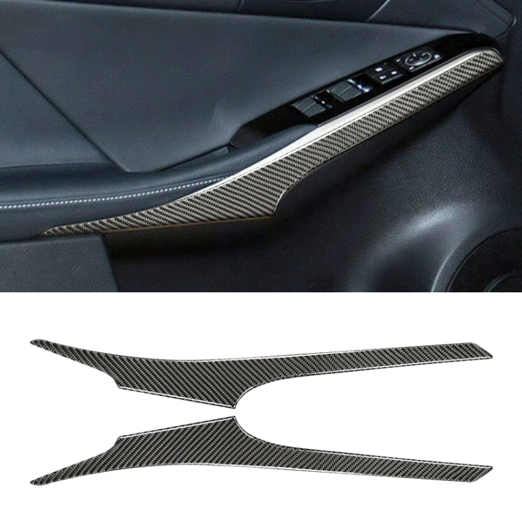 Car Carbon Fiber Door Decorative Strip for Lexus IS250 2013-, Left Drive - Car Interior Mouldings by PMC TechLife | Online Shopping South Africa | PMC TechLife | Buy Now Pay Later Mobicred