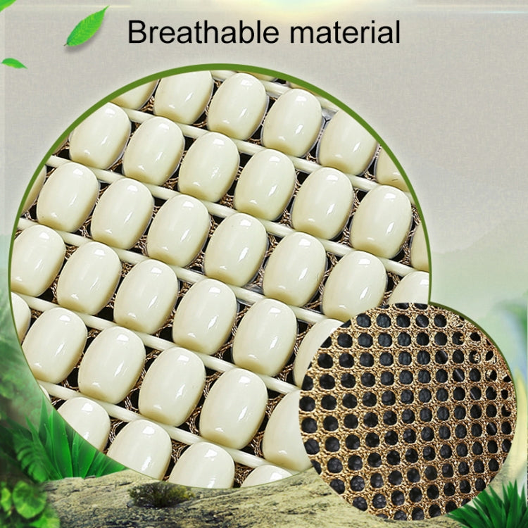 Car Seat Covers Summer Cool Imitation Wooden Beads Ventilation Breathable Seat Cushion(Beige) - Seat Accessories by PMC TechLife | Online Shopping South Africa | PMC TechLife | Buy Now Pay Later Mobicred