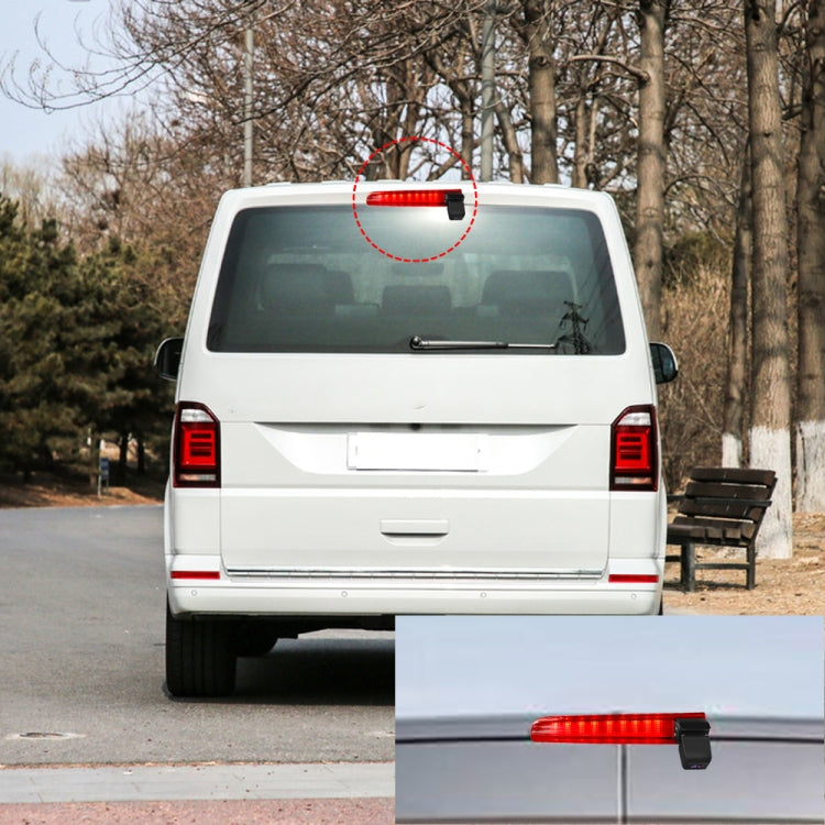 PZ470 Car Waterproof 170 Degree Brake Light View Camera + 7 inch Rearview Monitor for Volkswagen T5 / T6 2010-2017 - Rear View Cameras by PMC TechLife | Online Shopping South Africa | PMC TechLife | Buy Now Pay Later Mobicred