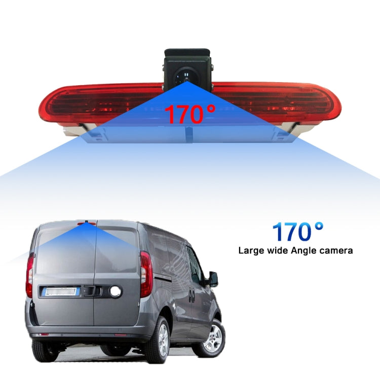 PZ472 Car Waterproof 170 Degree Brake Light View Camera for Fiat / Opel - Rear View Cameras by PMC TechLife | Online Shopping South Africa | PMC TechLife | Buy Now Pay Later Mobicred