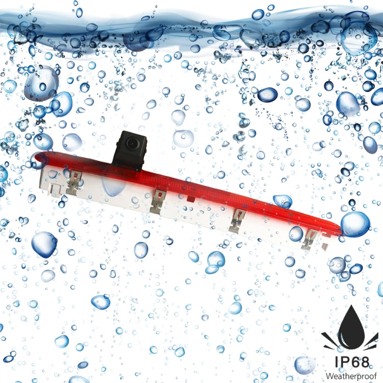 PZ473 Car Waterproof 170 Degree Brake Light View Camera + 7 inch Rearview Monitor for Volkswagen T6 Single Door - Rear View Cameras by PMC TechLife | Online Shopping South Africa | PMC TechLife | Buy Now Pay Later Mobicred