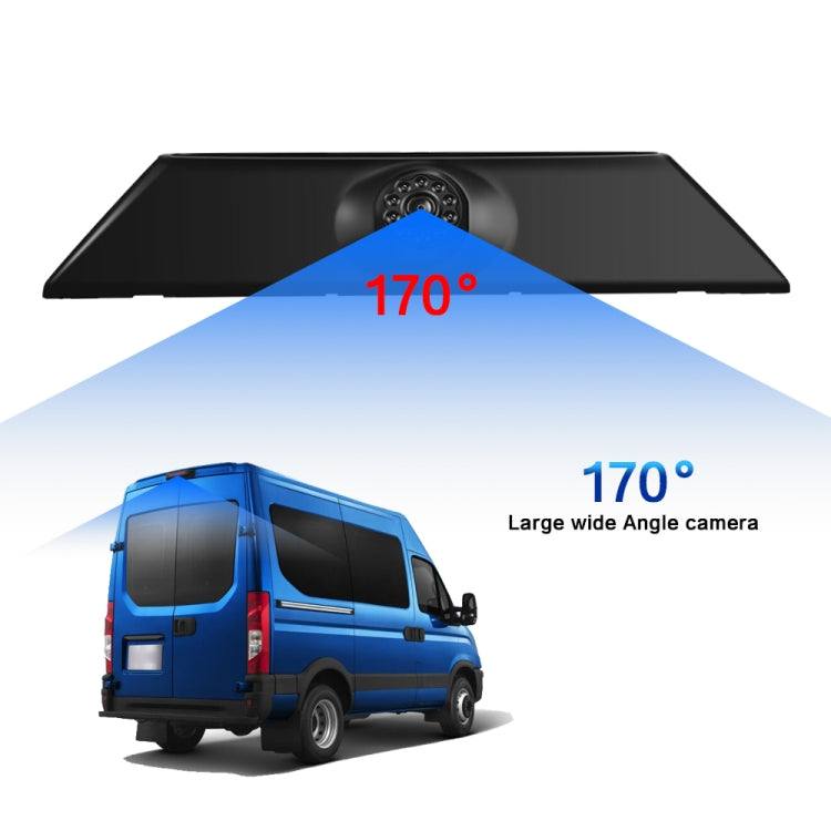PZ474 Car Waterproof 170 Degree Brake Light View Camera + 7 inch Rearview Monitor for Iveco Daily 4 Gen - Rear View Cameras by PMC TechLife | Online Shopping South Africa | PMC TechLife | Buy Now Pay Later Mobicred