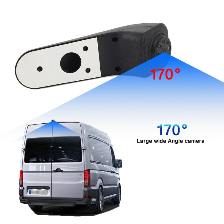 PZ475 Car Waterproof 170 Degree Brake Light View Camera + 7 inch Rearview Monitor for Volkswagen Crafter - Rear View Cameras by PMC TechLife | Online Shopping South Africa | PMC TechLife | Buy Now Pay Later Mobicred