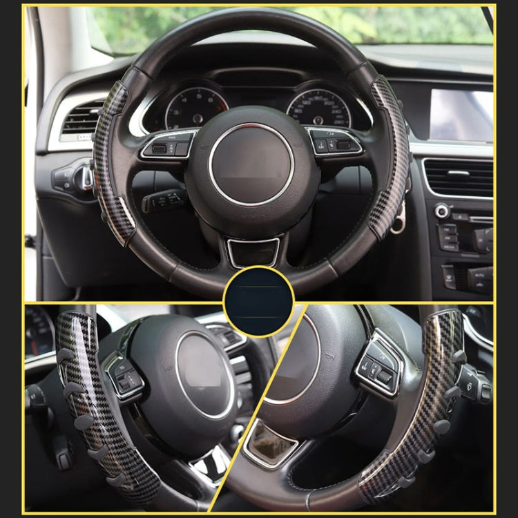 Car Steering Wheel Booster Wheel Spinner Knob Cover (Carbon Fiber Black) - Steering Wheel Accessories by PMC TechLife | Online Shopping South Africa | PMC TechLife | Buy Now Pay Later Mobicred