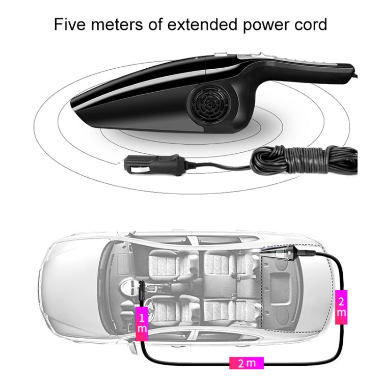 Eighth Generation Car Vacuum Cleaner 120W Wet and Dry Dual-use Strong Suction(Orange) - Vacuum Cleaner by PMC TechLife | Online Shopping South Africa | PMC TechLife | Buy Now Pay Later Mobicred