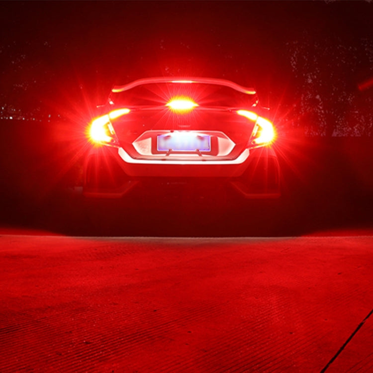 2 PCS 1156 / BA15S DC12V / 5W Car Turn Lights / Reversing Lights / Brake Lights with 36LEDs SMD-2025 Lamps (Yellow Light) - Brake Lights by PMC TechLife | Online Shopping South Africa | PMC TechLife | Buy Now Pay Later Mobicred