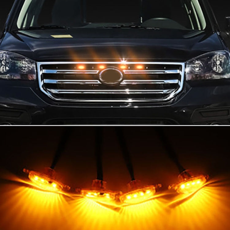 DC12V / 6W 6 in 1 Front Grille Warning Light for Ford Raptor F150 2017-2019 (Black) - Warning Lights by PMC TechLife | Online Shopping South Africa | PMC TechLife | Buy Now Pay Later Mobicred