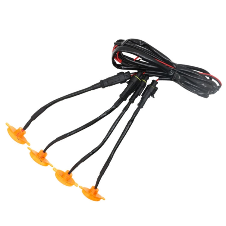 DC12V / 6W 4 in 1 Front Grille Warning Light for Ford Raptor F150 2017-2019 (Yellow) - Warning Lights by PMC TechLife | Online Shopping South Africa | PMC TechLife | Buy Now Pay Later Mobicred