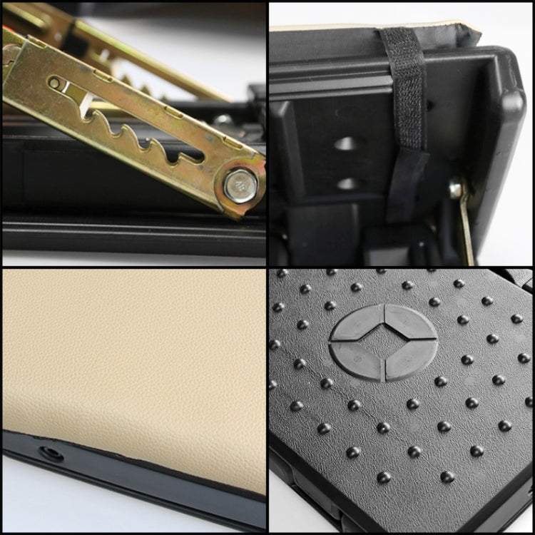 R-3600 Car Adjustable Footrest Ottomans Ergonomic Footstool (Brown) - free shipping - PMC TechLife - Order now!