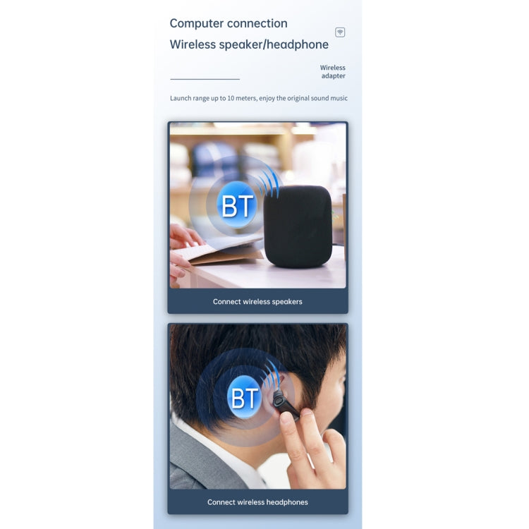 T-13 Bluetooth 5.0 LCD Digital Display Bluetooth Adapter Receiver Transmitter(Black) - free shipping - PMC Jewellery - Order now!