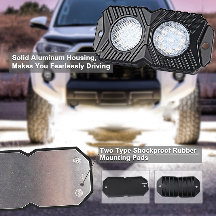 18W DC 12-24V 1.2A LED Double Row Car Bottom Light / Chassis Light / Yacht Deck Atmosphere Light (Green Light) - Decorative Lights by PMC TechLife | Online Shopping South Africa | PMC TechLife | Buy Now Pay Later Mobicred