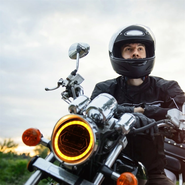Motorcycle Crystal 5.75 inch LED Headlight Modification Accessories - Headlights by PMC TechLife | Online Shopping South Africa | PMC TechLife