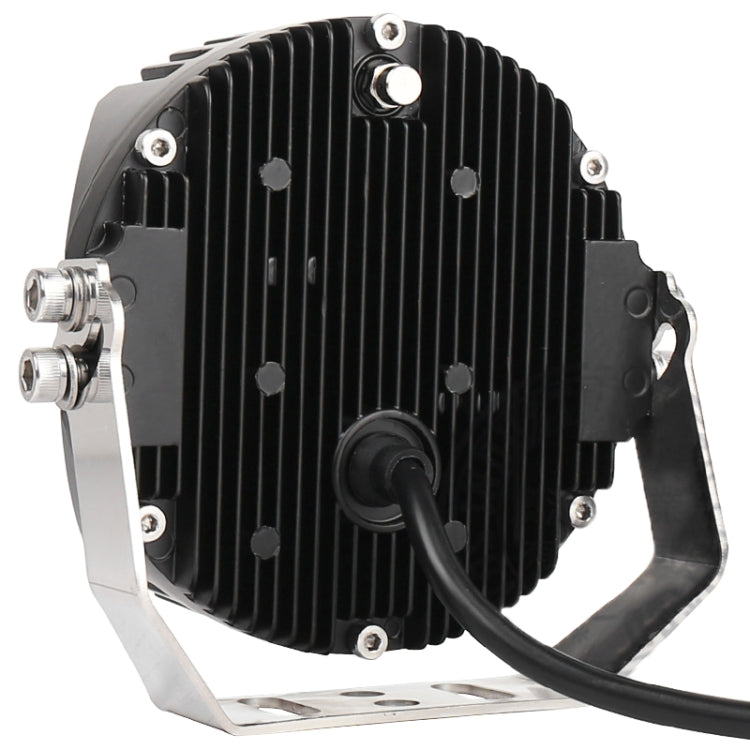 OL-1950Y 5 inch DC12V-30V 5000LM 6500K 50W Car LED Light on Three Sides Headlight for Jeep Wrangler (Gold Light) - Work Lights by PMC TechLife | Online Shopping South Africa | PMC TechLife | Buy Now Pay Later Mobicred