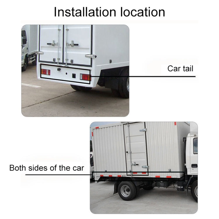 2 PCS Solar LED Flashing Light Car Rear-end Collision Warning Lights, Strong Magnetic Shock Version - Warning Lights by PMC TechLife | Online Shopping South Africa | PMC TechLife | Buy Now Pay Later Mobicred