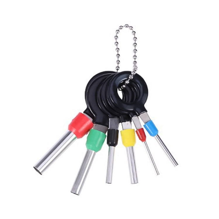6 in 1 Car Plug Circuit Board Wire Harness Terminal Extraction Pick Connector Crimp Pin Back Needle Remove Tool - Booster Cable & Clip by PMC TechLife | Online Shopping South Africa | PMC TechLife | Buy Now Pay Later Mobicred