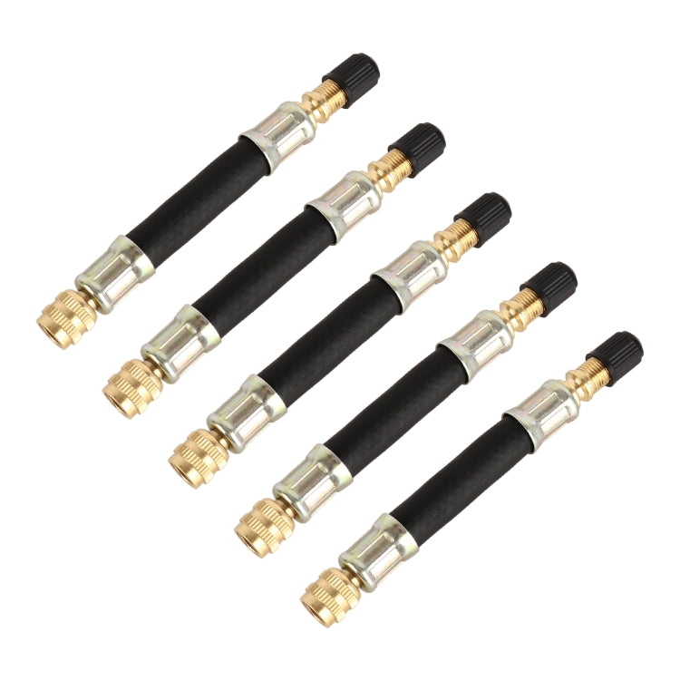 5 PCS Car Vacuum Valve Inflatable Extension Tube, Length: 100mm - Tire Valve Caps by PMC TechLife | Online Shopping South Africa | PMC TechLife | Buy Now Pay Later Mobicred