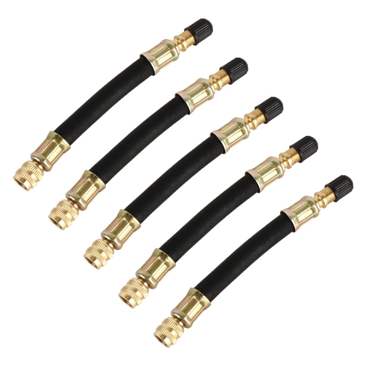 5 PCS Car Vacuum Valve Inflatable Extension Tube, Length: 120mm - Tire Valve Caps by PMC TechLife | Online Shopping South Africa | PMC TechLife | Buy Now Pay Later Mobicred