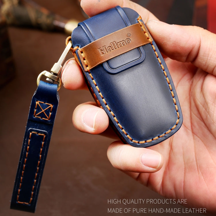 Hallmo Car Cowhide Leather Key Protective Cover Key Case for Ford Focus  A Style(Black) - free shipping - PMC TechLife - Order now!