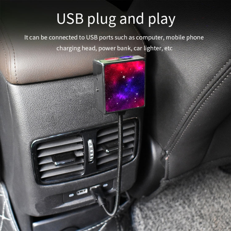 C208 5V 0.1W IPX4 USB Car Rotating Star Lights Red Green Starry Sky Atmosphere Lamp - Atmosphere lights by PMC TechLife | Online Shopping South Africa | PMC TechLife | Buy Now Pay Later Mobicred