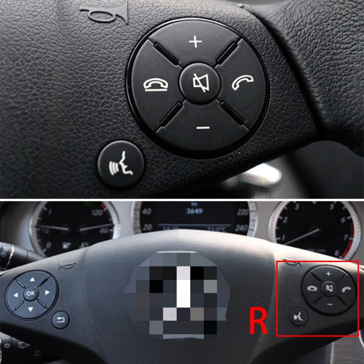 Car Multi-functional Steering Wheel Right Switch Button for Mercedes-Benz W204 / W212 / X204 2008-2015, Left and Right Drive Universal (Brown) - Steering Wheel Accessories by PMC TechLife | Online Shopping South Africa | PMC TechLife | Buy Now Pay Later Mobicred