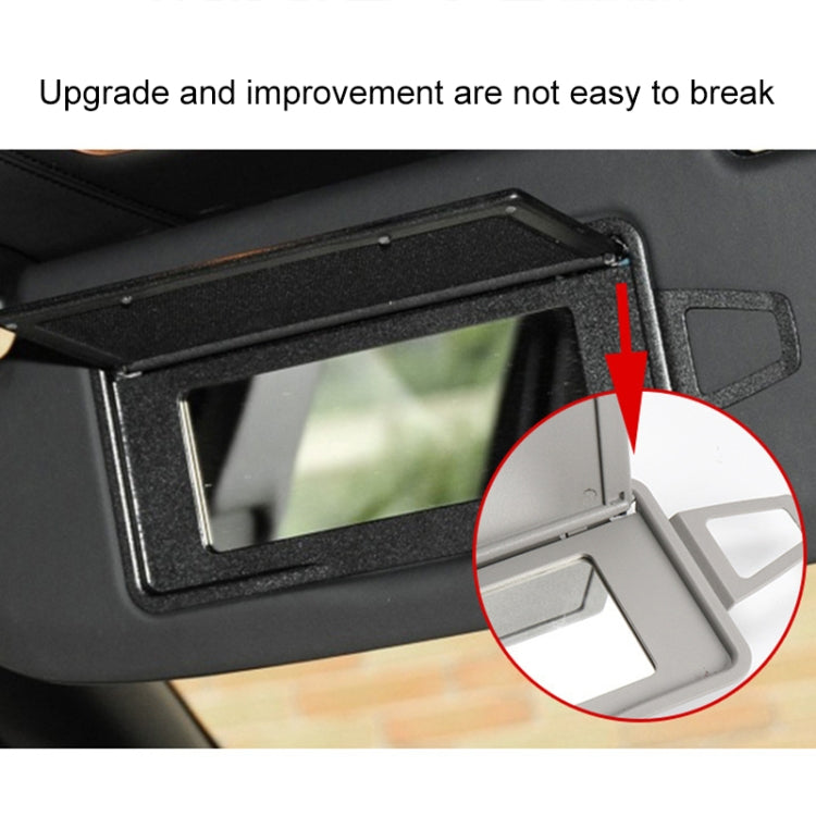 Car Front Row Left Sun Visor Makeup Mirror for Mercedes-Benz S Class W220 1998-2005, Left and Right Drive Universal (Grey) - Interior Mirrors by PMC TechLife | Online Shopping South Africa | PMC TechLife | Buy Now Pay Later Mobicred