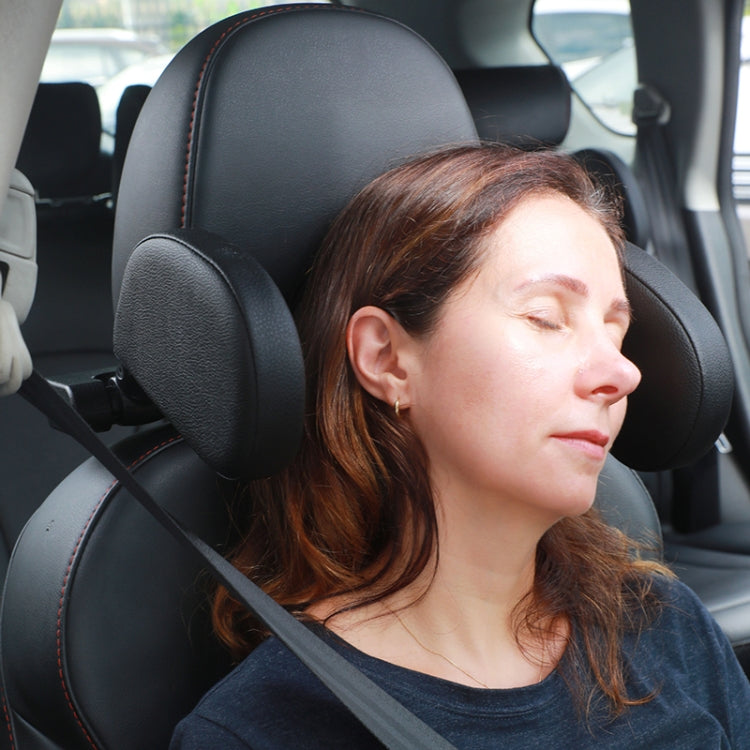 A02 Adjustable Car Auto U-shaped Memory Foam Neck Rest Cushion Seat Pillow(Black) - Seat Accessories by PMC TechLife | Online Shopping South Africa | PMC TechLife | Buy Now Pay Later Mobicred
