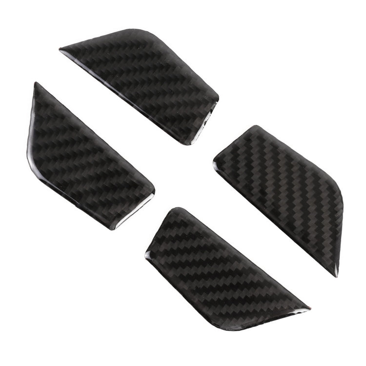 4 in 1 Car Carbon Fiber Inner Door Bowl Decorative Sticker for Buick Regal 2017-2021 - Car Interior Mouldings by PMC TechLife | Online Shopping South Africa | PMC TechLife | Buy Now Pay Later Mobicred