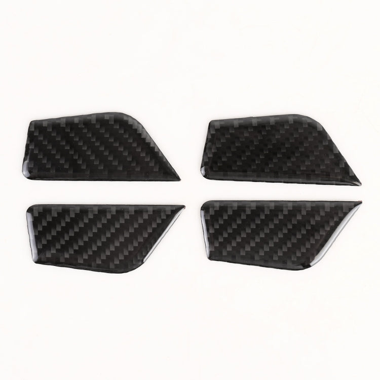 4 in 1 Car Carbon Fiber Inner Door Bowl Decorative Sticker for Buick Regal 2017-2021 - Car Interior Mouldings by PMC TechLife | Online Shopping South Africa | PMC TechLife | Buy Now Pay Later Mobicred