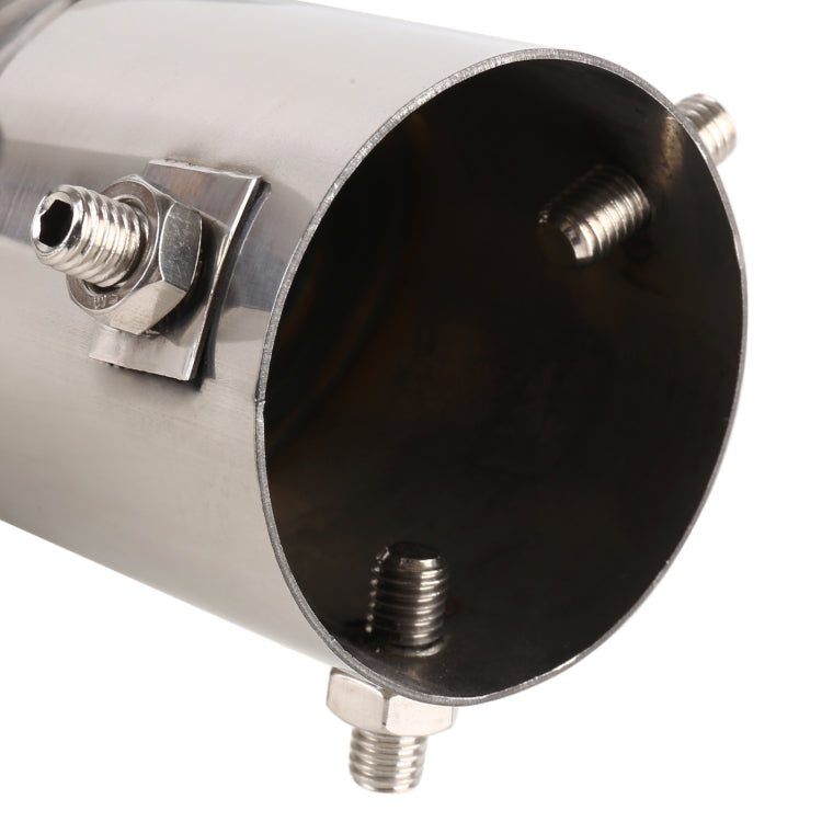 Universal Car Styling Stainless Steel Elbow Exhaust Tail Muffler Tip Pipe, Inside Diameter: 6cm (Blue) - Exhaust Pipes by PMC TechLife | Online Shopping South Africa | PMC TechLife | Buy Now Pay Later Mobicred