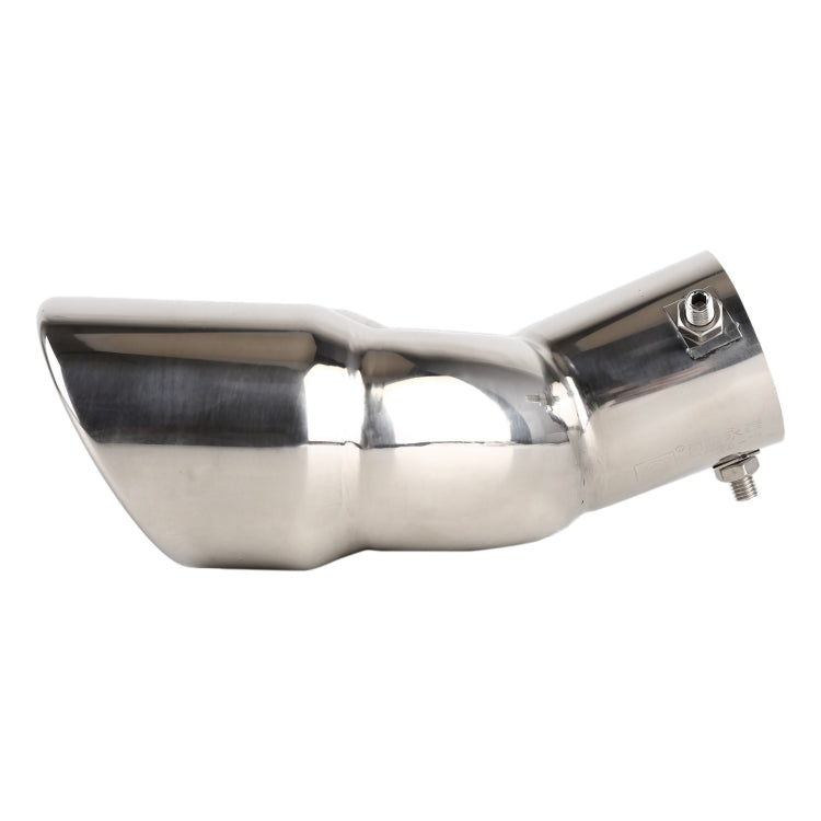 Universal Car Styling Stainless Steel Elbow Exhaust Tail Muffler Tip Pipe, Inside Diameter: 6cm (Silver) - Exhaust Pipes by PMC TechLife | Online Shopping South Africa | PMC TechLife | Buy Now Pay Later Mobicred