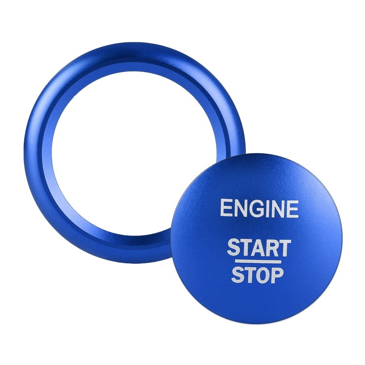 Car Engine Start Key Push Button Ring Trim Sticker Decoration for Mercedes-Benz A-Class 2013-2018 / C-Class 2015-2018 / GLA (Blue) - Decoration Rings by PMC TechLife | Online Shopping South Africa | PMC TechLife | Buy Now Pay Later Mobicred