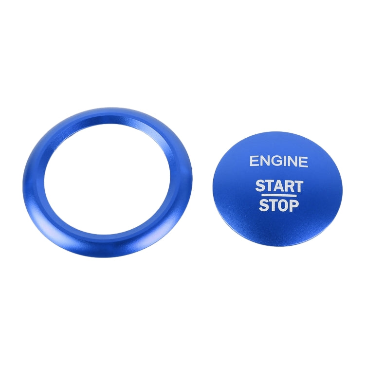 Car Engine Start Key Push Button Ring Trim Sticker Decoration for Mercedes-Benz A-Class 2013-2018 / C-Class 2015-2018 / GLA (Blue) - Decoration Rings by PMC TechLife | Online Shopping South Africa | PMC TechLife | Buy Now Pay Later Mobicred