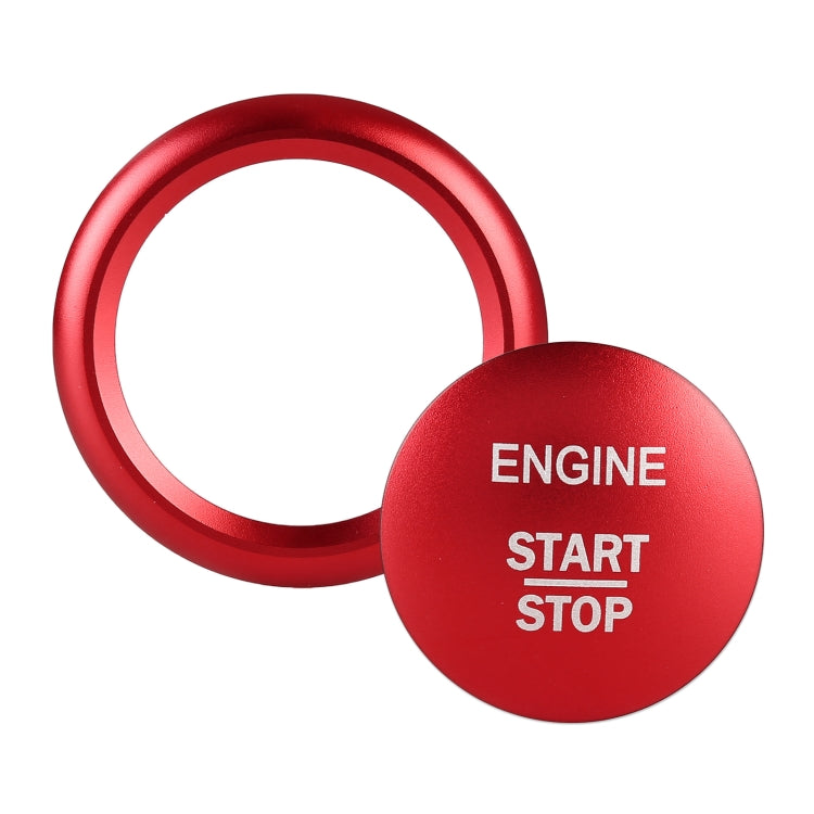 Car Engine Start Key Push Button Ring Trim Sticker Decoration for Mercedes-Benz A-Class 2013-2018 / C-Class 2015-2018 / GLA (Red) - Decoration Rings by PMC TechLife | Online Shopping South Africa | PMC TechLife | Buy Now Pay Later Mobicred