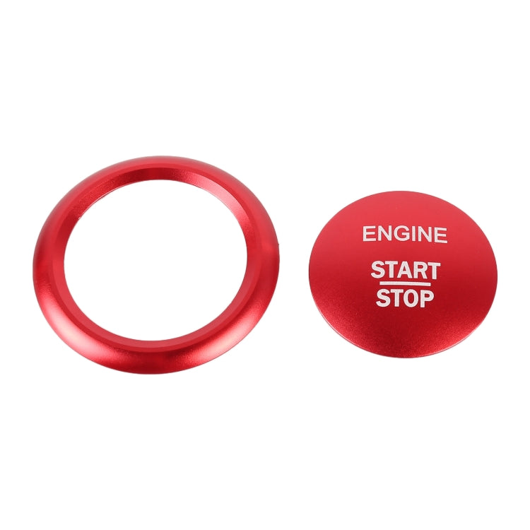 Car Engine Start Key Push Button Ring Trim Sticker Decoration for Mercedes-Benz A-Class 2013-2018 / C-Class 2015-2018 / GLA (Red) - Decoration Rings by PMC TechLife | Online Shopping South Africa | PMC TechLife | Buy Now Pay Later Mobicred