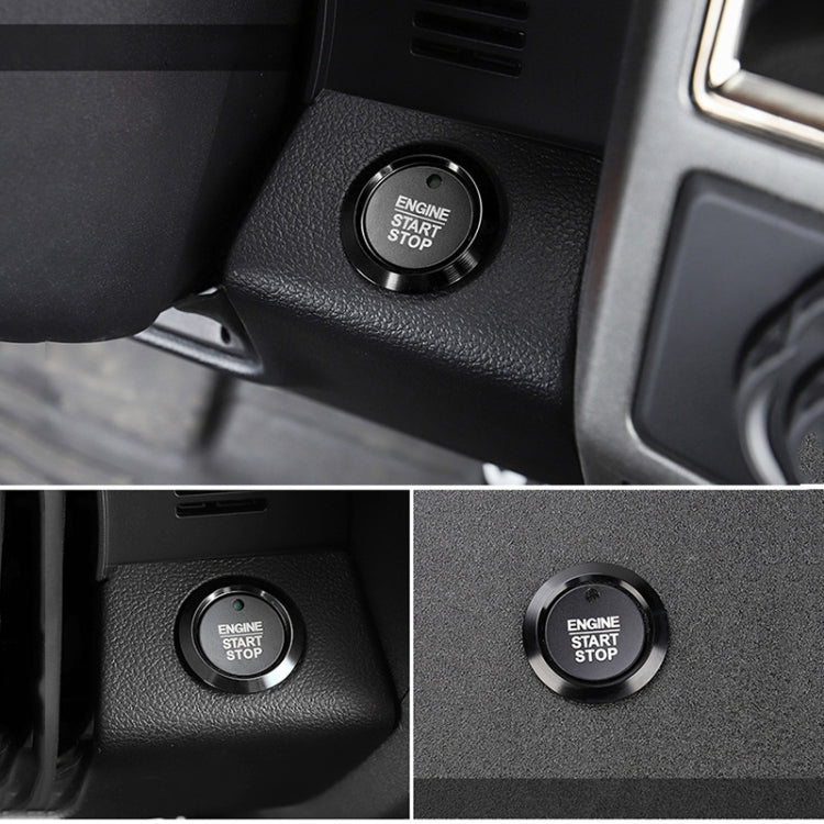Car Engine Start Key Push Button Ring Trim Sticker Decoration for Ford F150 (Black) - Decoration Rings by PMC TechLife | Online Shopping South Africa | PMC TechLife | Buy Now Pay Later Mobicred