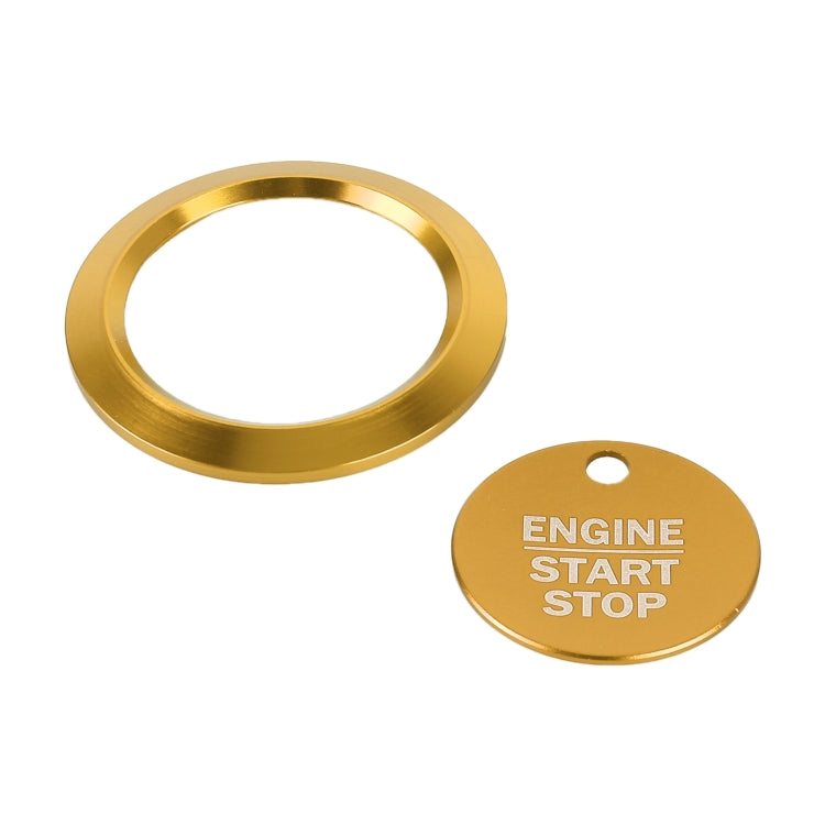 Car Engine Start Key Push Button Ring Trim Sticker Decoration for Ford F150 (Gold) - Decoration Rings by PMC TechLife | Online Shopping South Africa | PMC TechLife | Buy Now Pay Later Mobicred