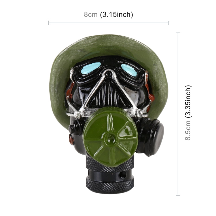 Universal Face Mask Shape Manual or Automatic Gear Shift Knob Fit for All Car - Shift Knob by PMC TechLife | Online Shopping South Africa | PMC TechLife | Buy Now Pay Later Mobicred