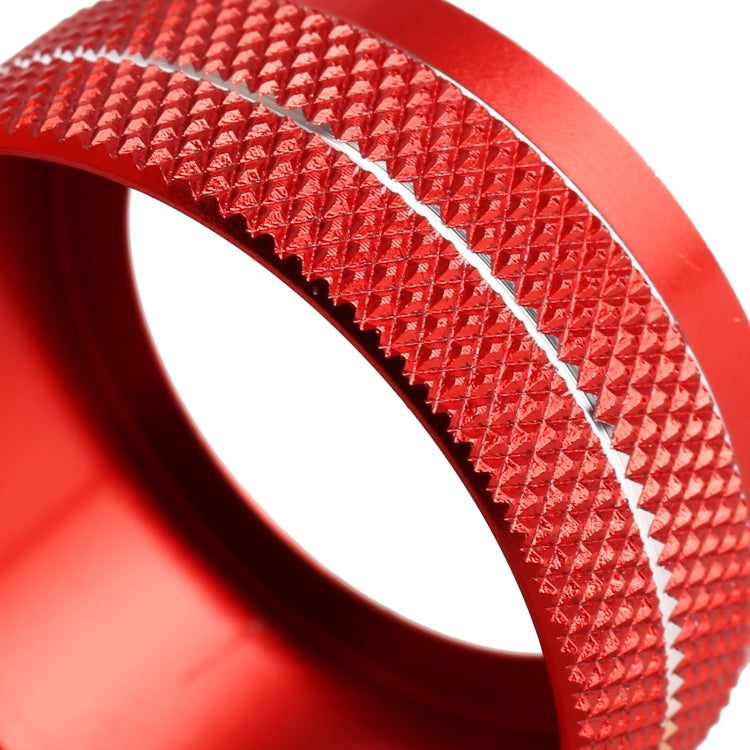 2 PCS Car Metal Air Conditioner Knob Case for Toyota Corolla / Levin / Allion / Yaris 2019-2021 (Red) - Decoration Rings by PMC TechLife | Online Shopping South Africa | PMC TechLife | Buy Now Pay Later Mobicred