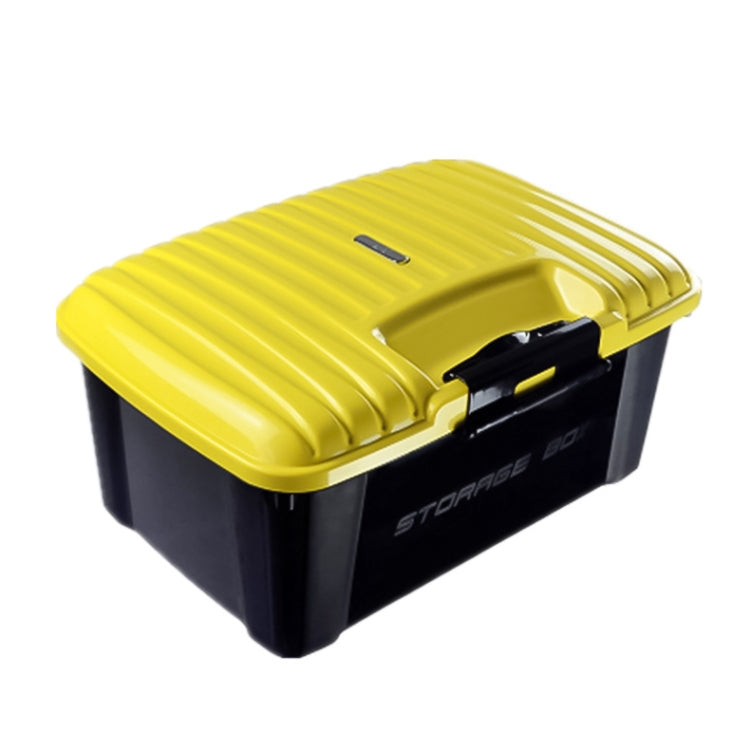3R-2003 Car / Household Storage Box Sealed Box, Capacity: 50L(Yellow) - free shipping - PMC TechLife - Order now!